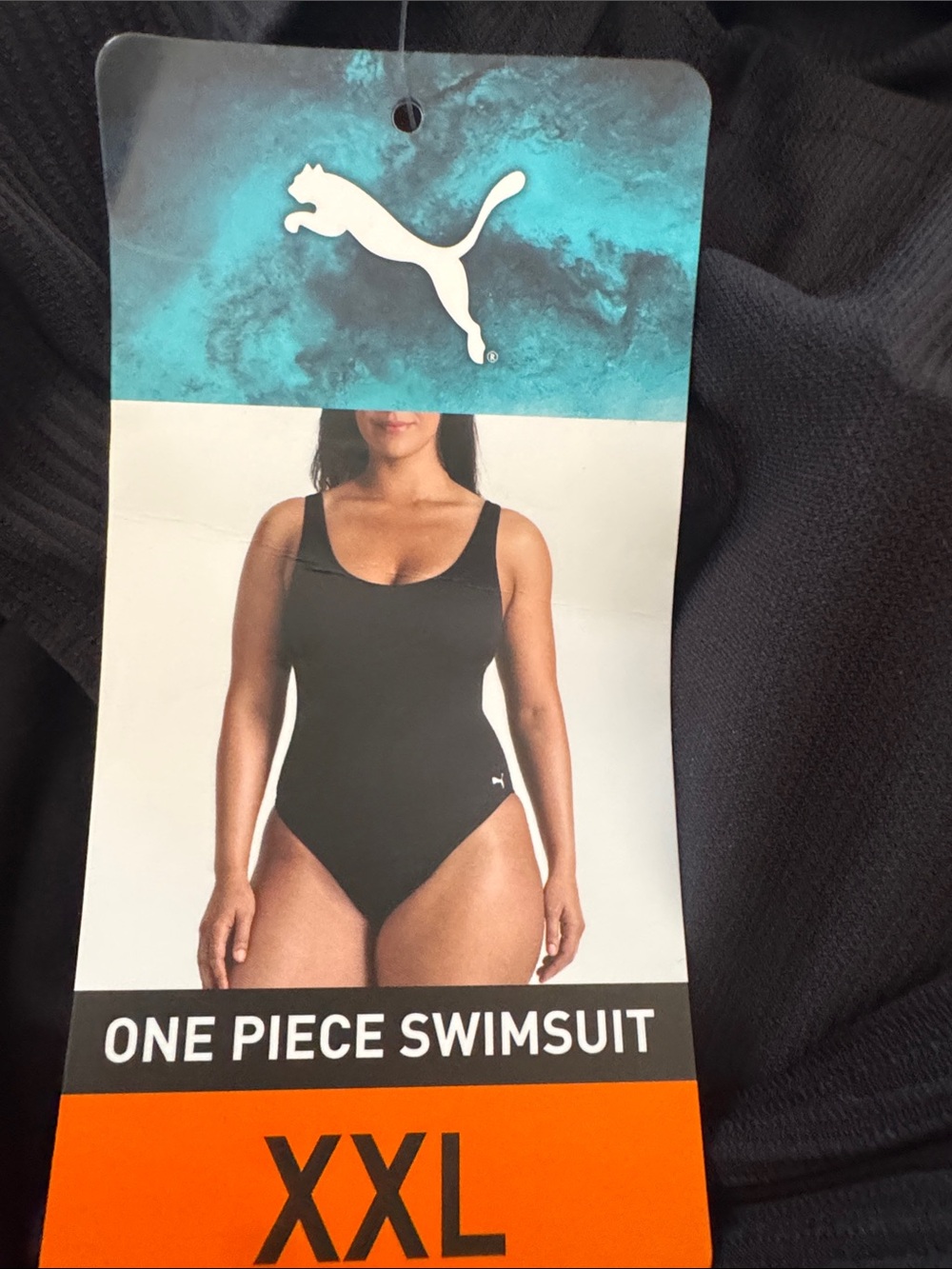 Puma Black One-Piece Swimsuit - Women's